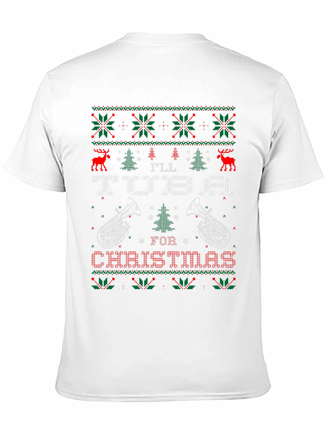 Ill Tuba For Christmas Ugly Sweater T-Shirt