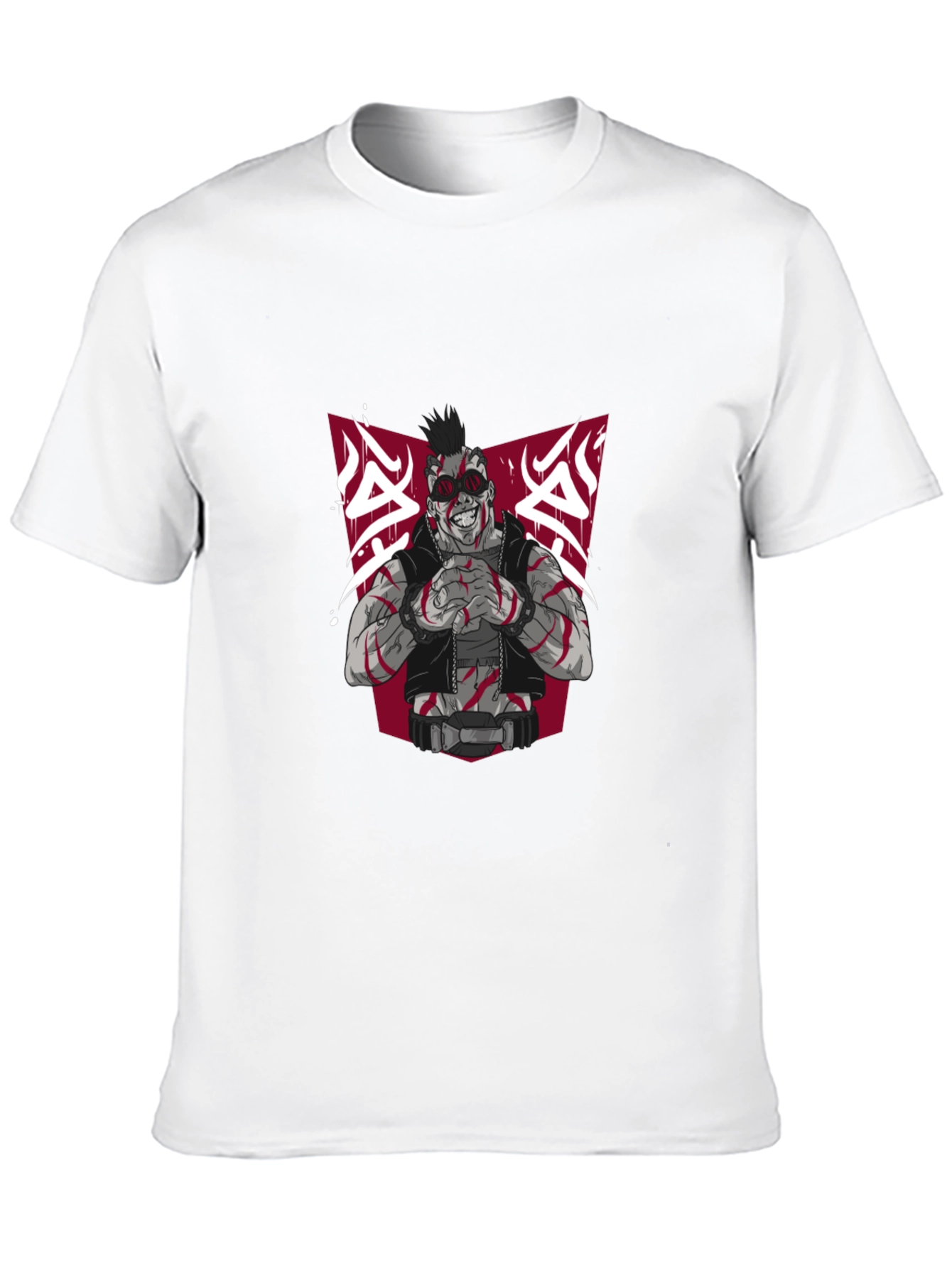 Edgy Graphic Tee - Punk Rock Design
