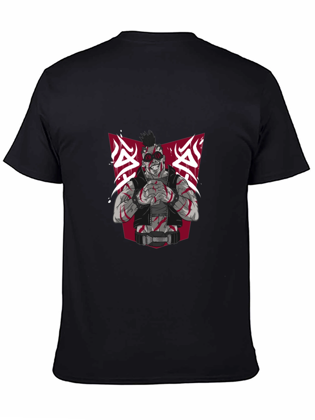 Edgy Graphic Tee - Punk Rock Design