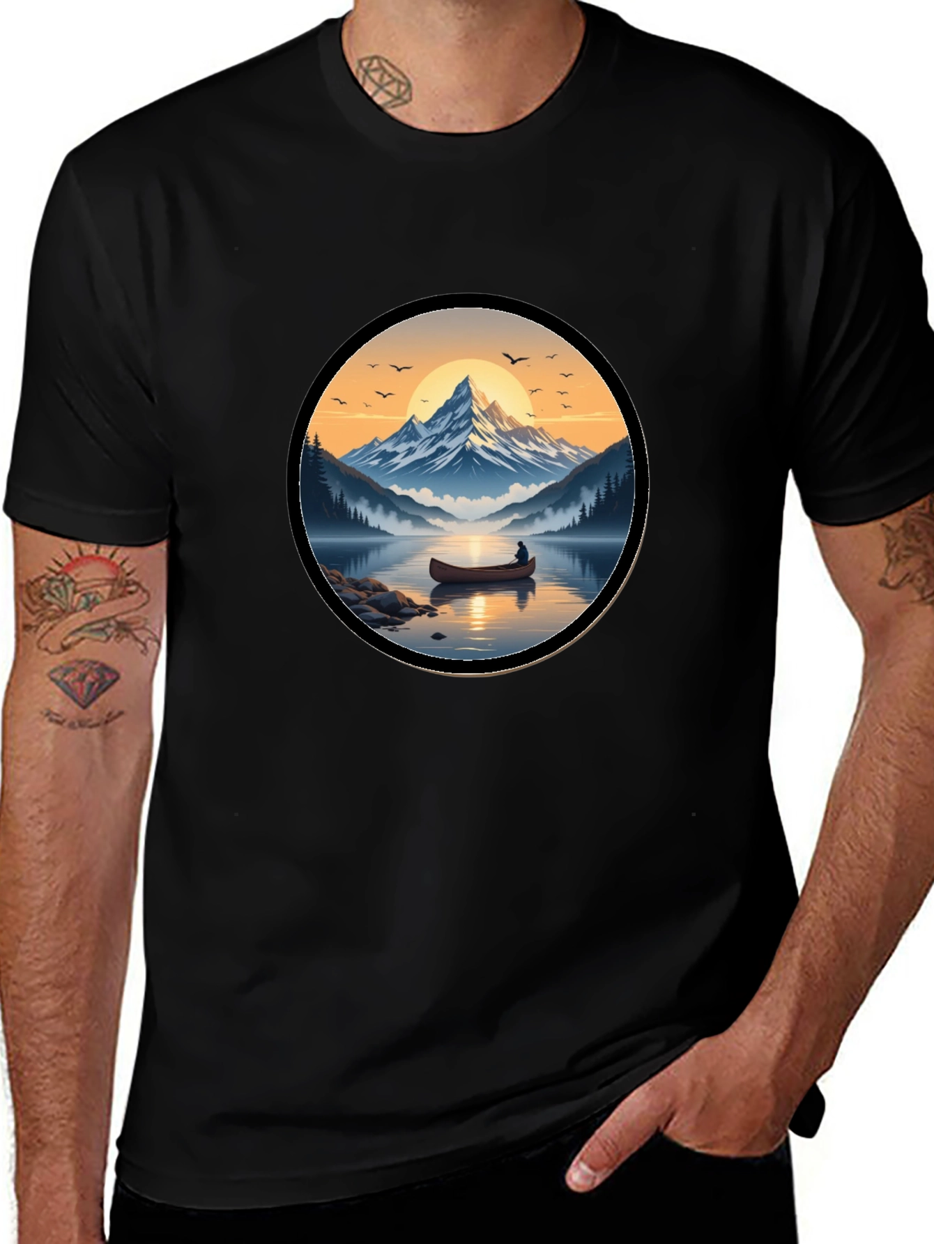 Mountain Lake Graphic Tee