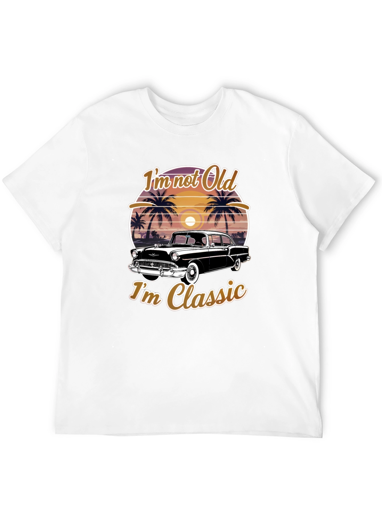 Im Not Old Im Classic Car Graphic Tee