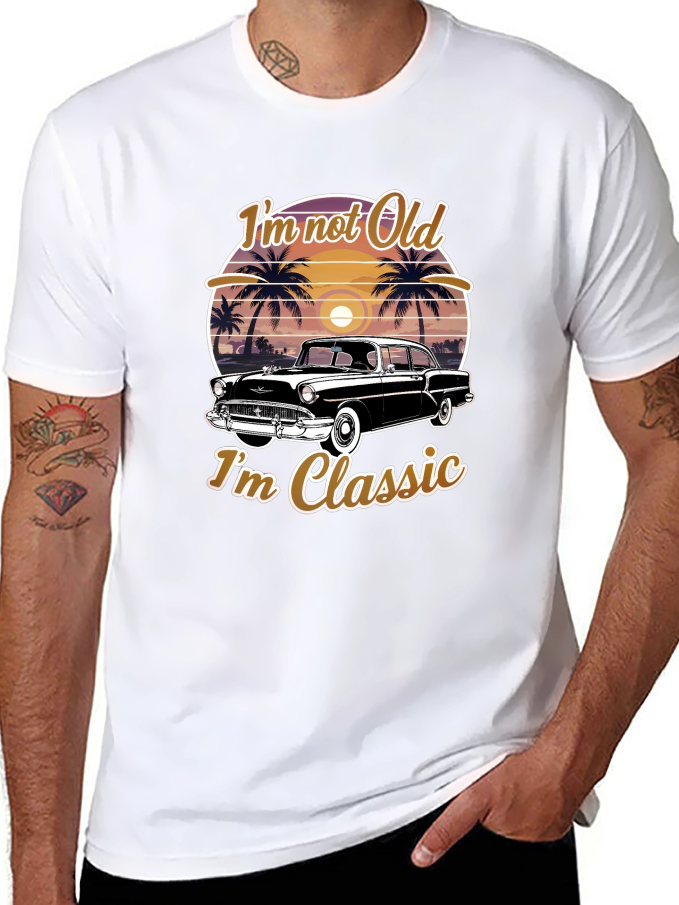 Im Not Old Im Classic Car Graphic Tee