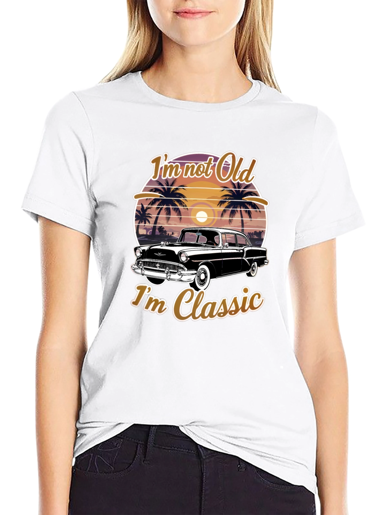 Im Not Old Im Classic Car Graphic Tee