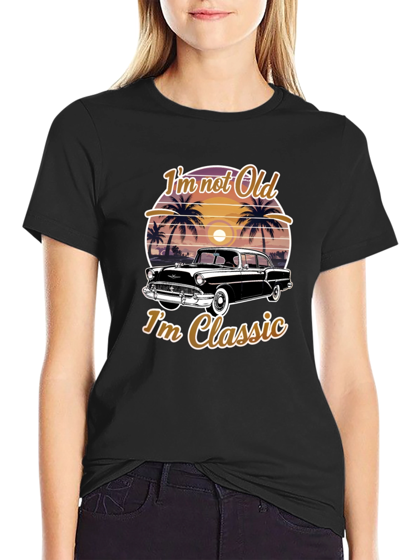 Im Not Old Im Classic Car Graphic Tee