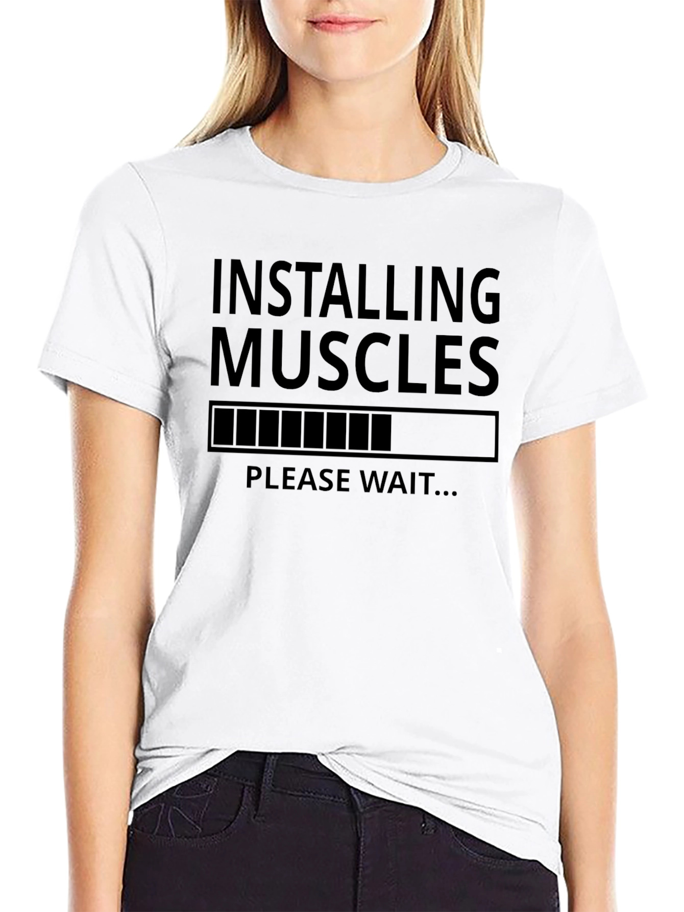 Installing Muscles Graphic T-Shirt