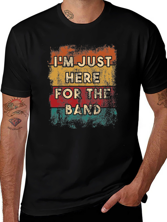 Band Fan Retro T-Shirt - Here for the Band