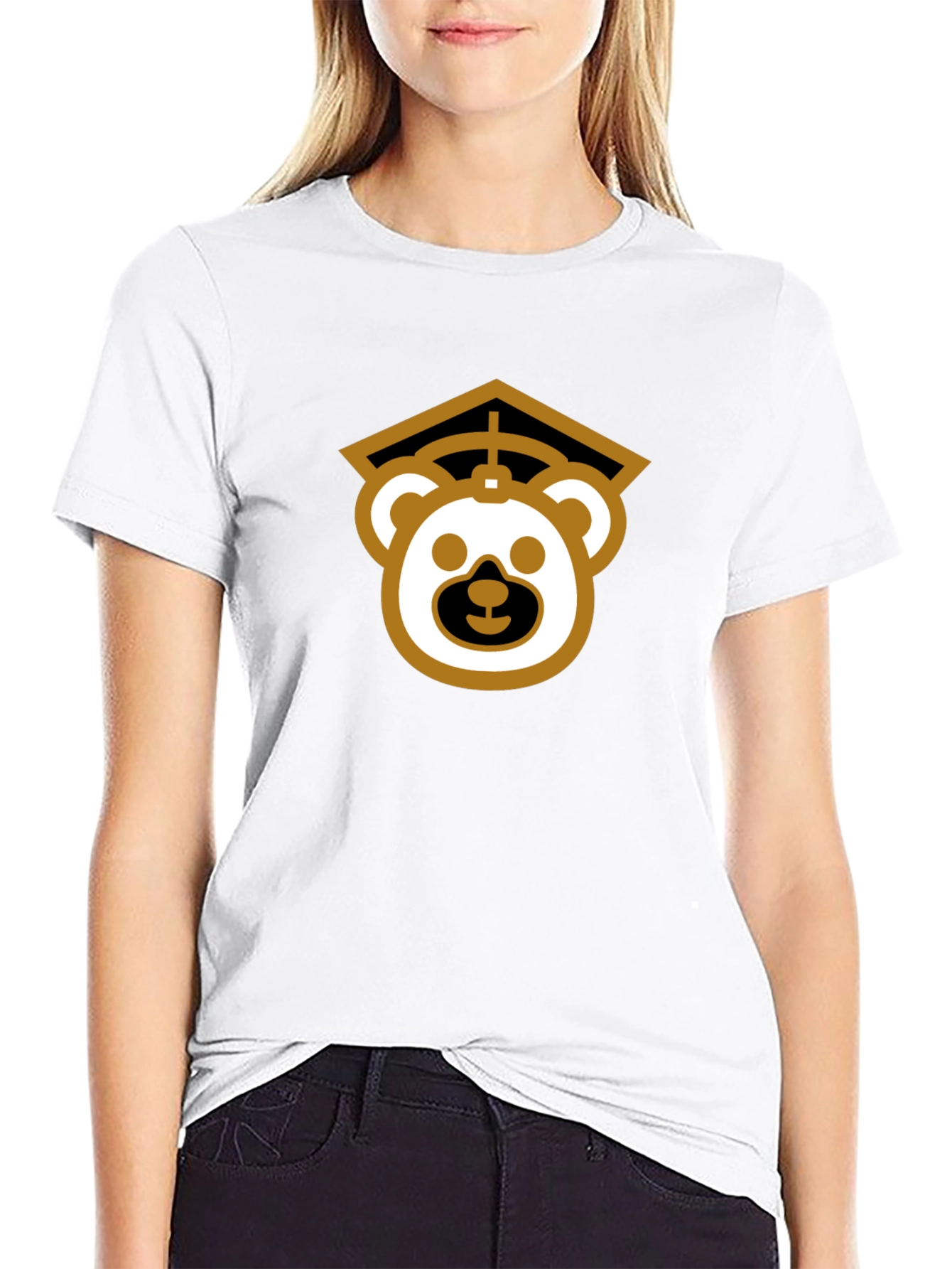 Graduation Bear Black T-Shirt