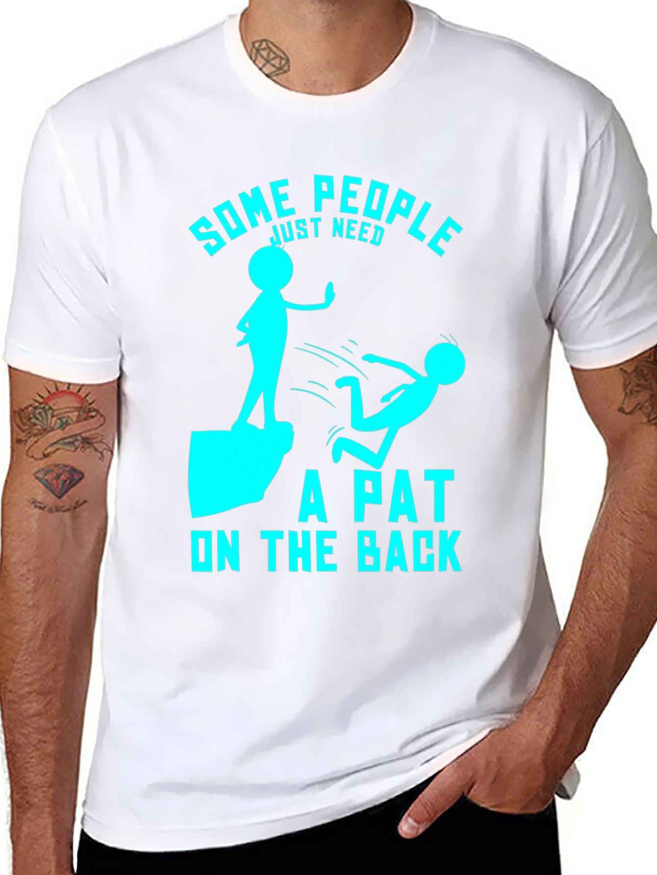 Funny Pat On The Back Graphic T-Shirt