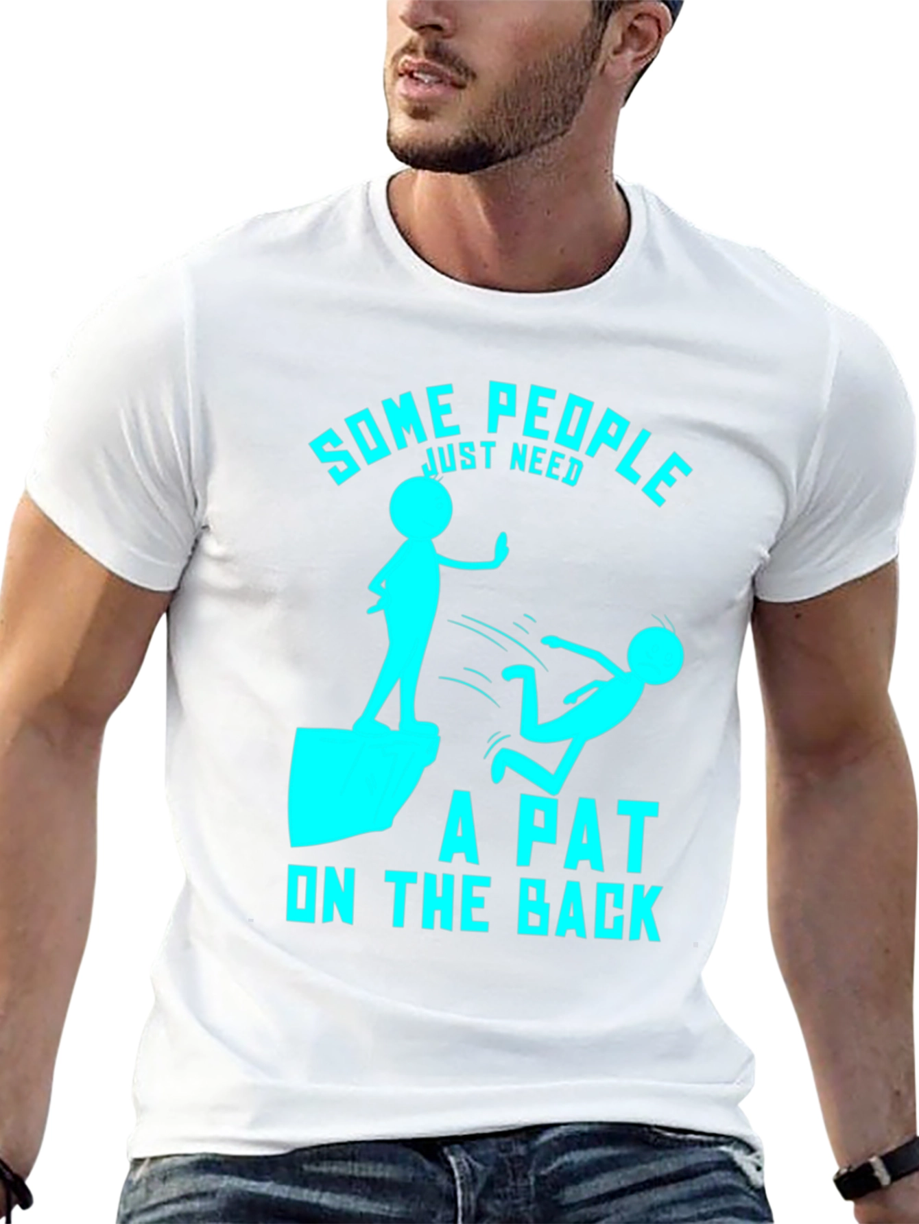Funny Pat On The Back Graphic T-Shirt