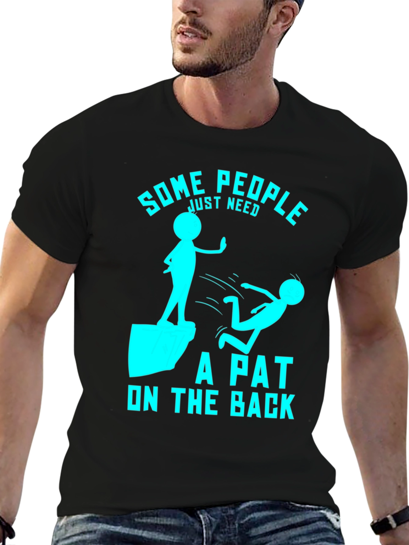 Funny Pat On The Back Graphic T-Shirt