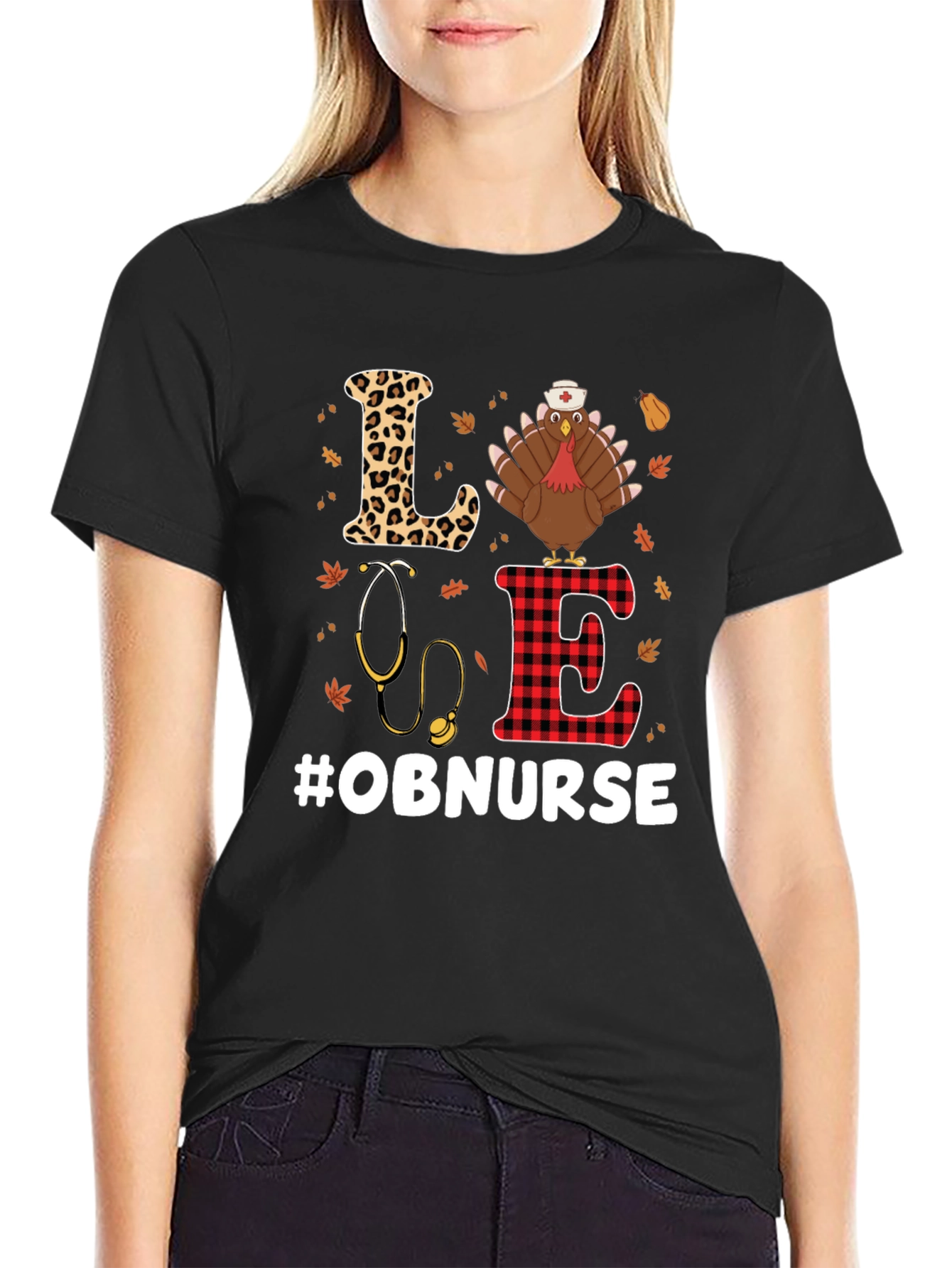 OB Nurse Thanksgiving T-Shirt