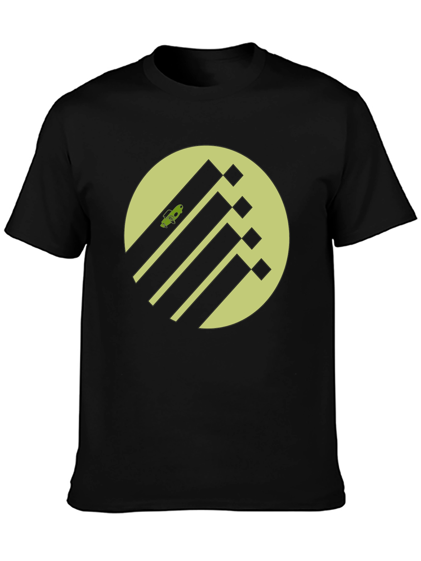 Abstract Green Car T-Shirt