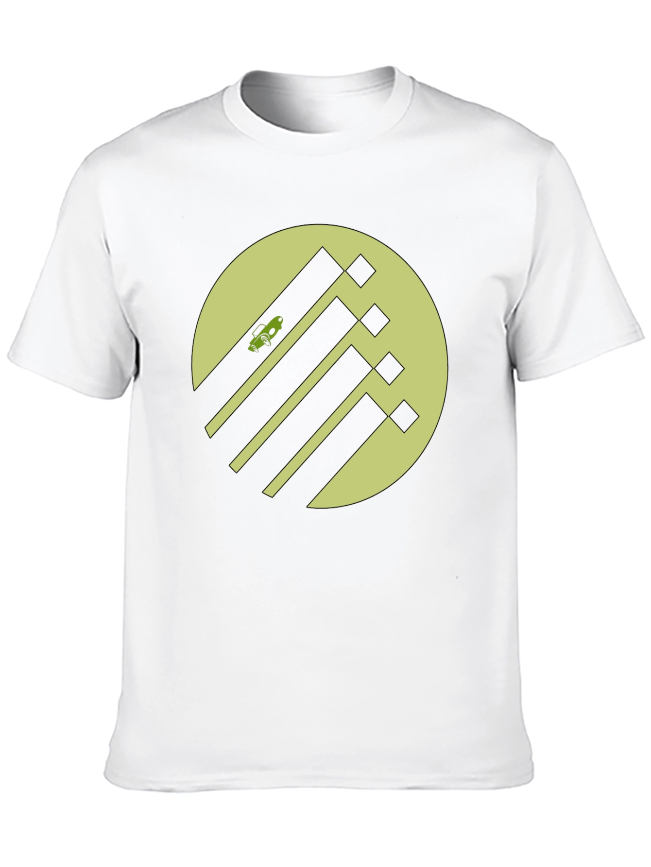 Abstract Green Car T-Shirt