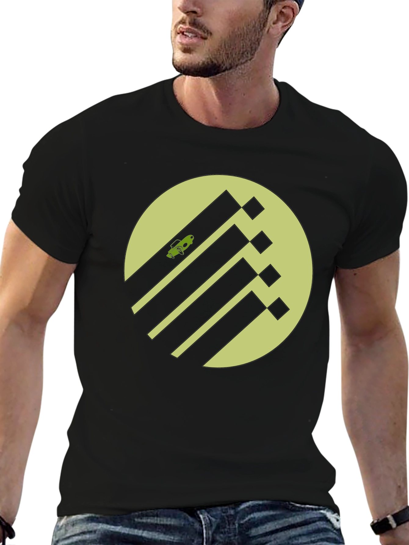Abstract Green Car T-Shirt