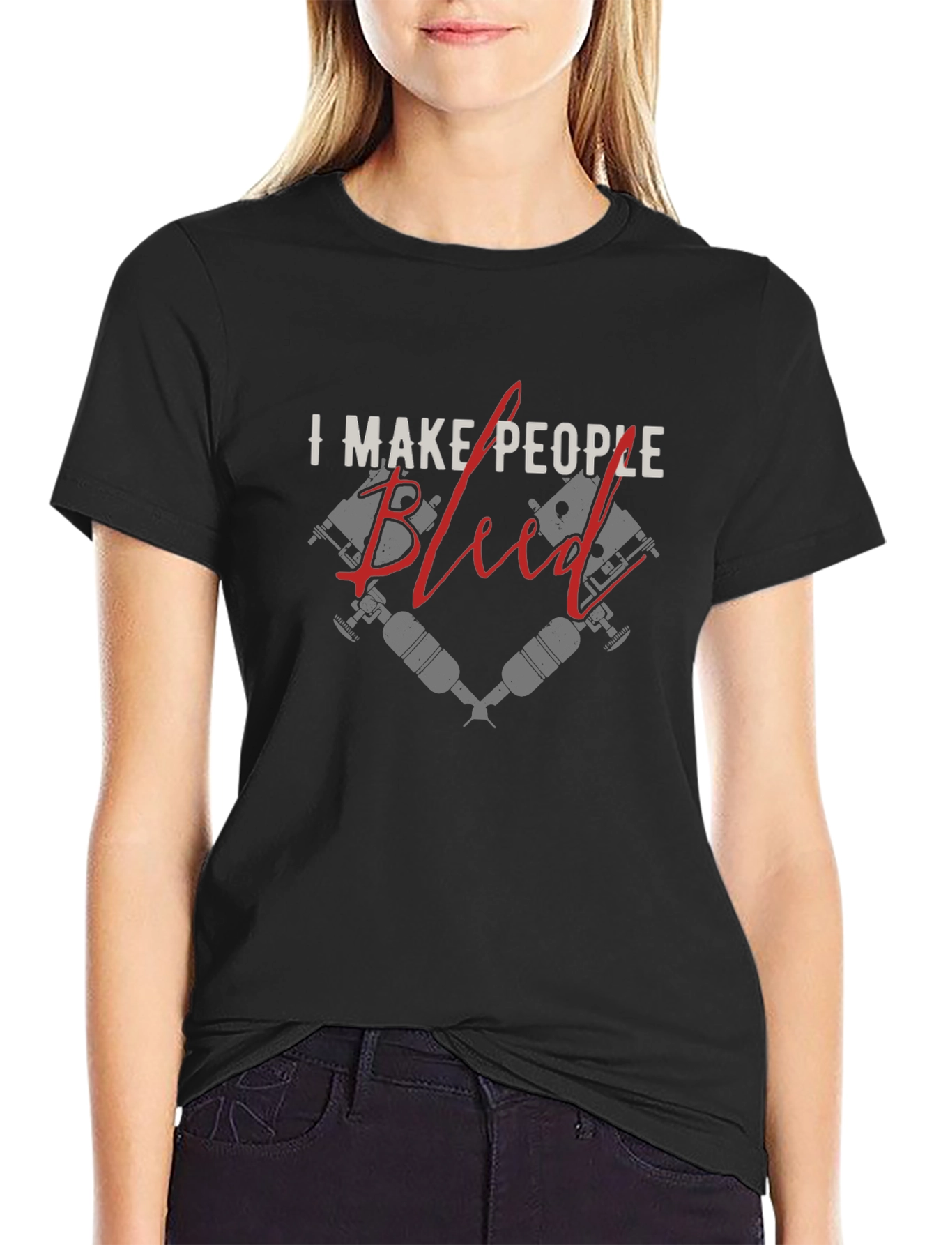 I Make People Bleed Tattoo Artist T-Shirt
