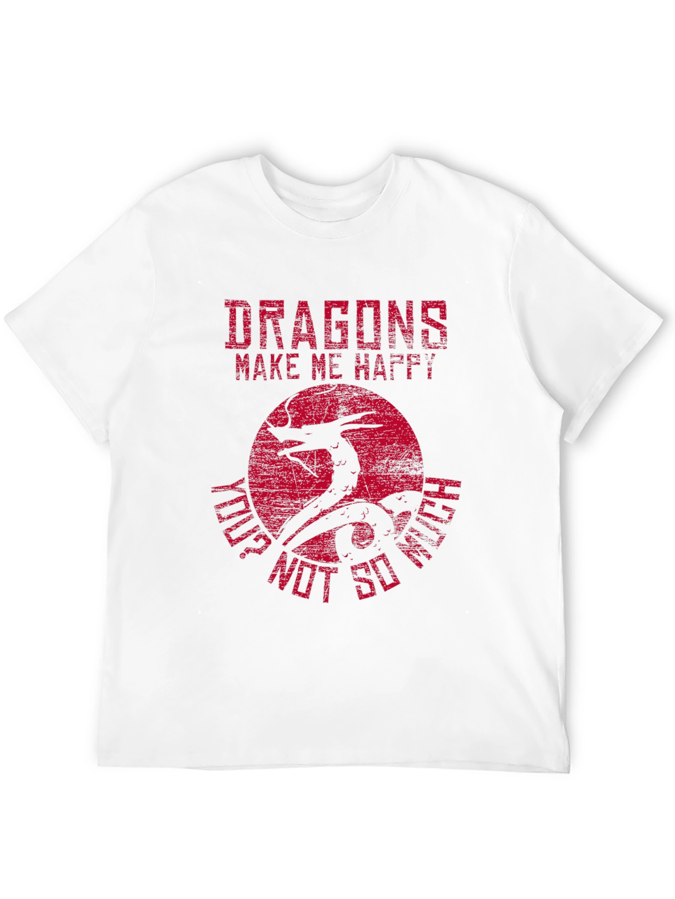 Dragons Make Me Happy Graphic T-Shirt