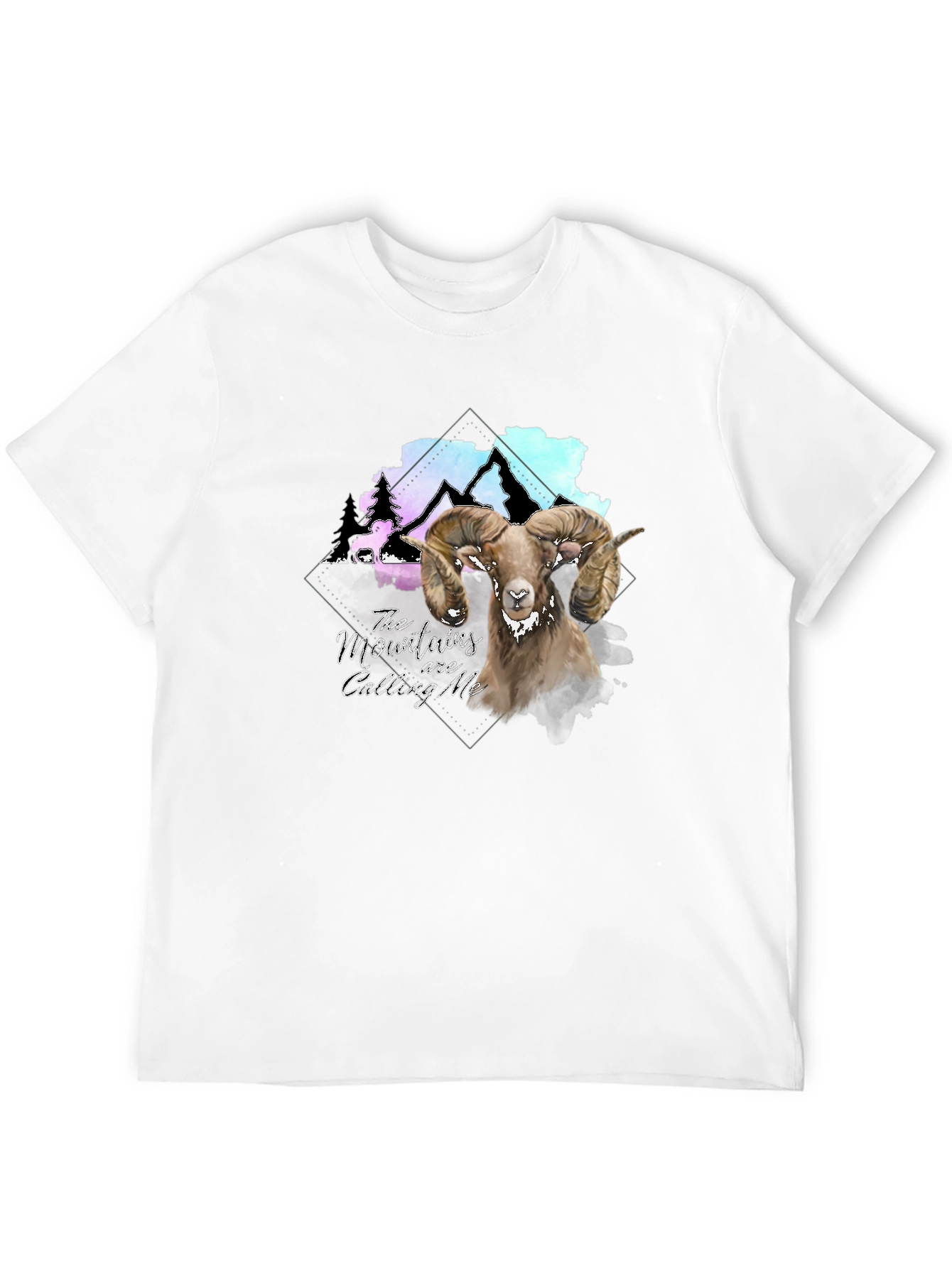 Mountains Calling Ram Graphic Tee