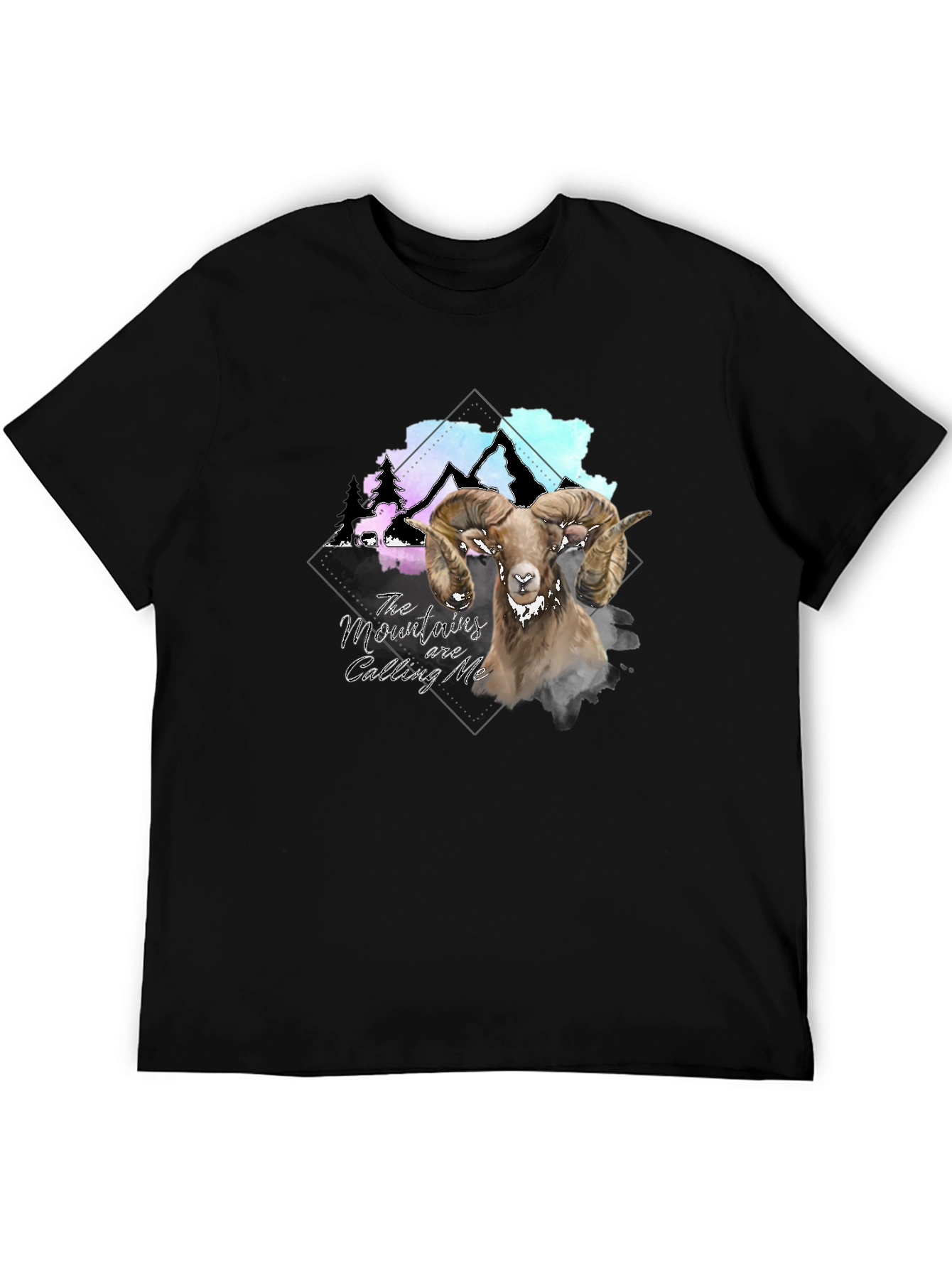 Mountains Calling Ram Graphic Tee