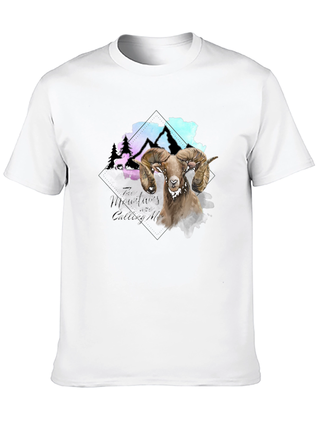 Mountains Calling Ram Graphic Tee