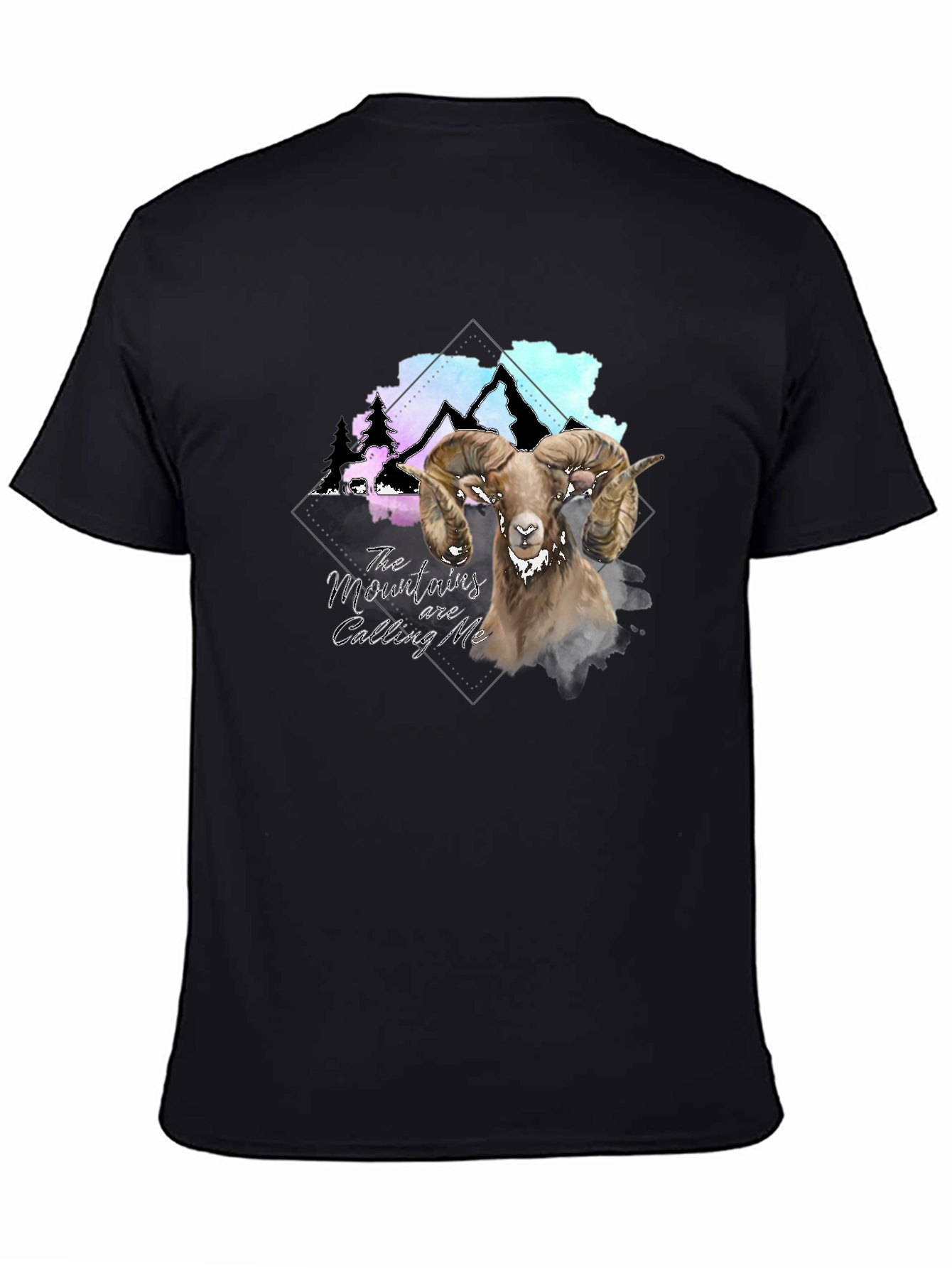 Mountains Calling Ram Graphic Tee