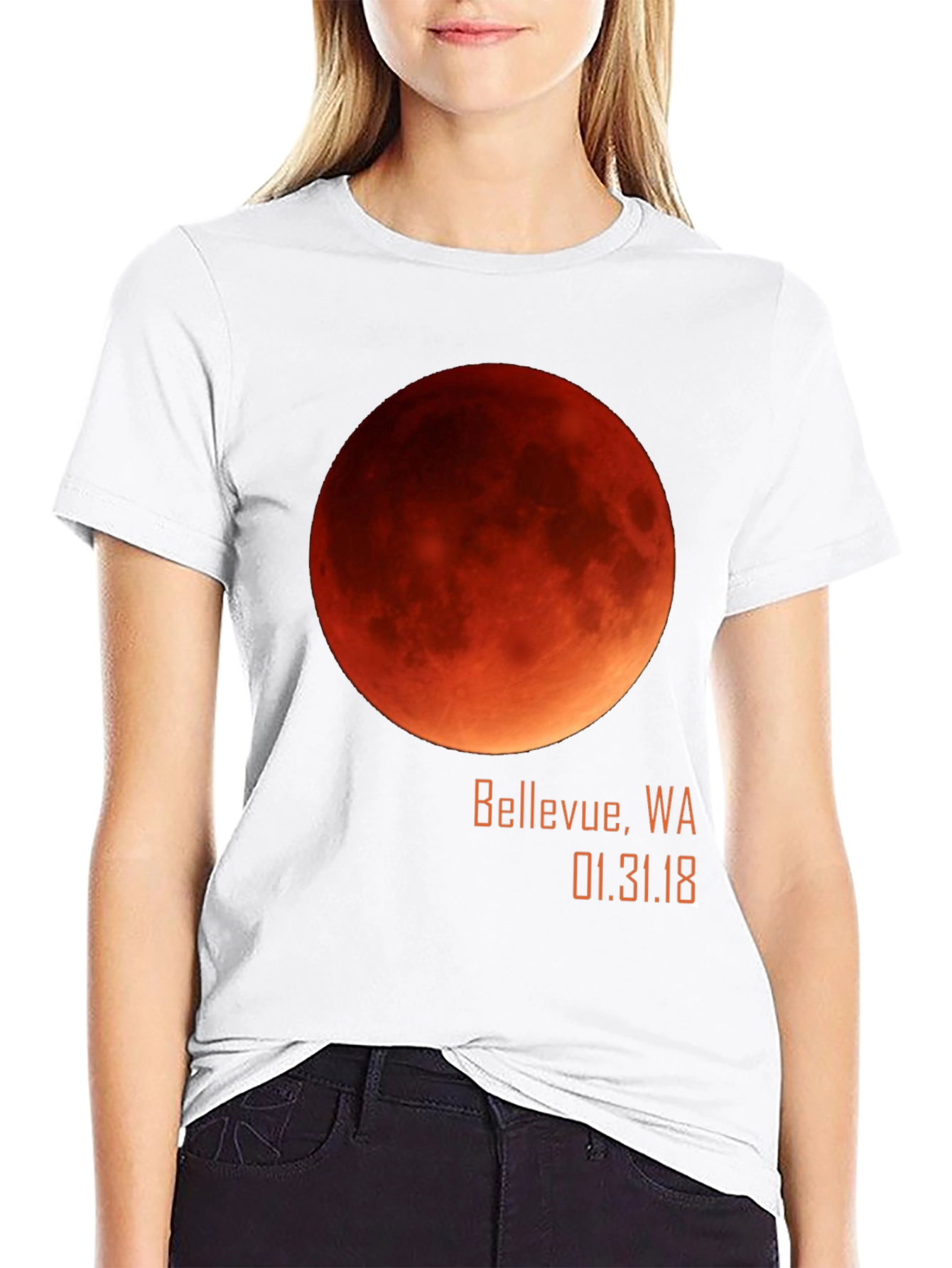 Blood Moon Eclipse Bellevue WA T-Shirt