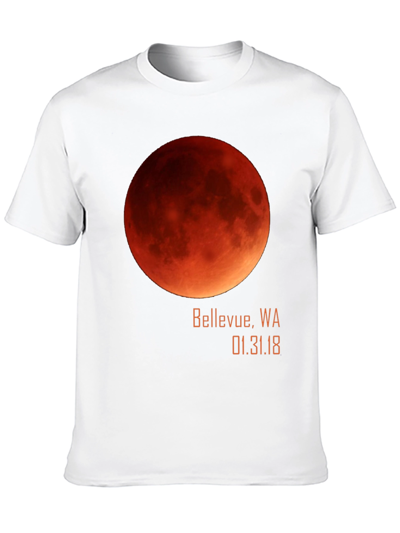 Blood Moon Eclipse Bellevue WA T-Shirt