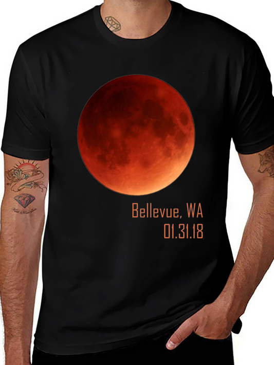Blood Moon Eclipse Bellevue WA T-Shirt