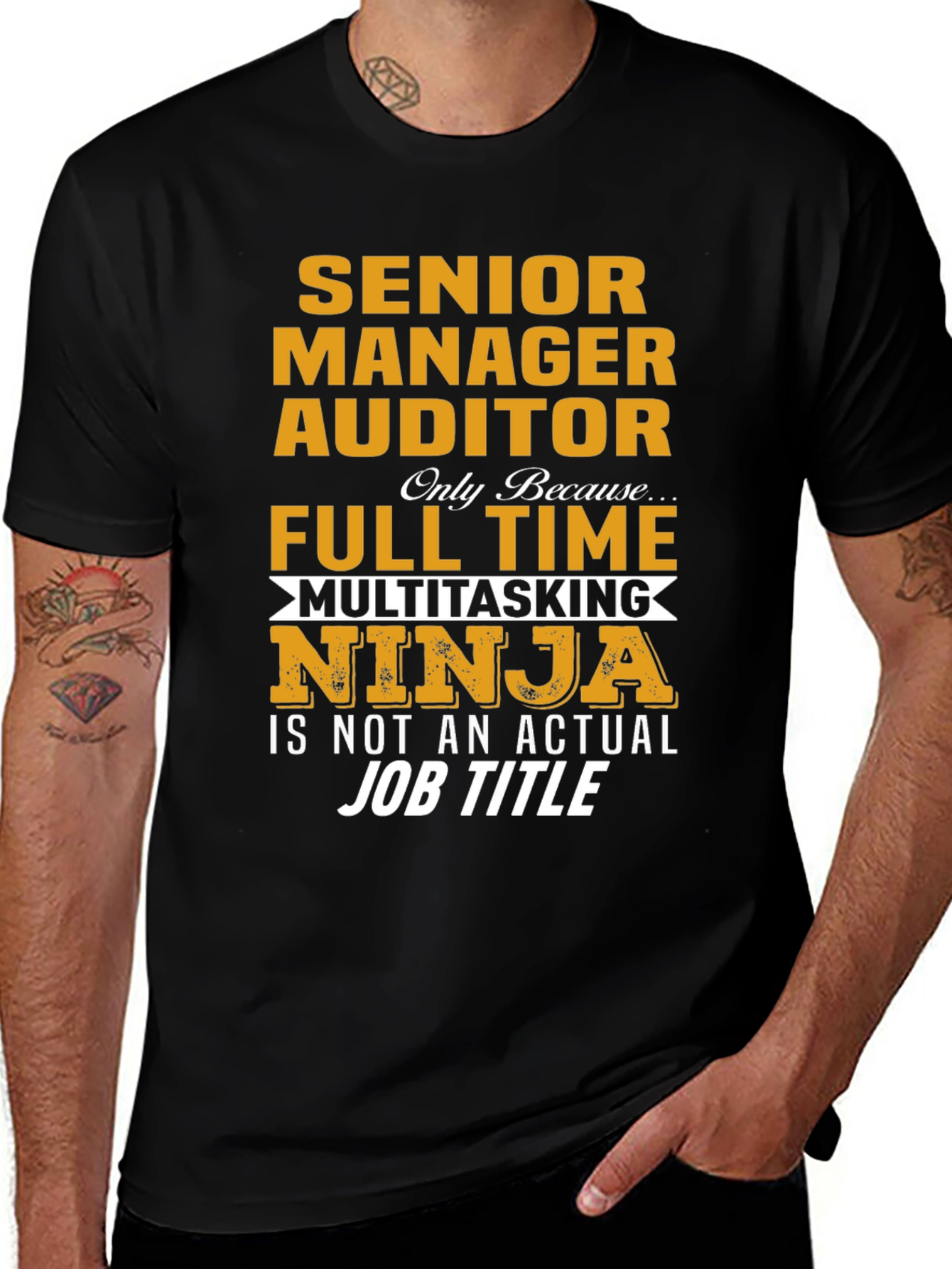 Senior Manager Auditor Ninja T-Shirt
