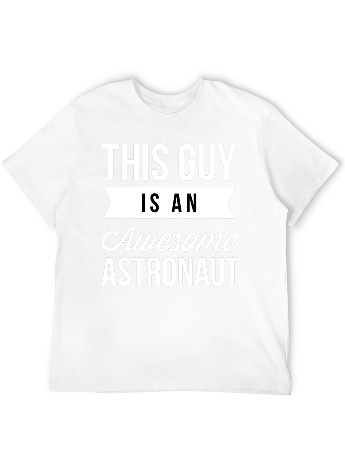 Awesome Astronaut Graphic T-Shirt - Black