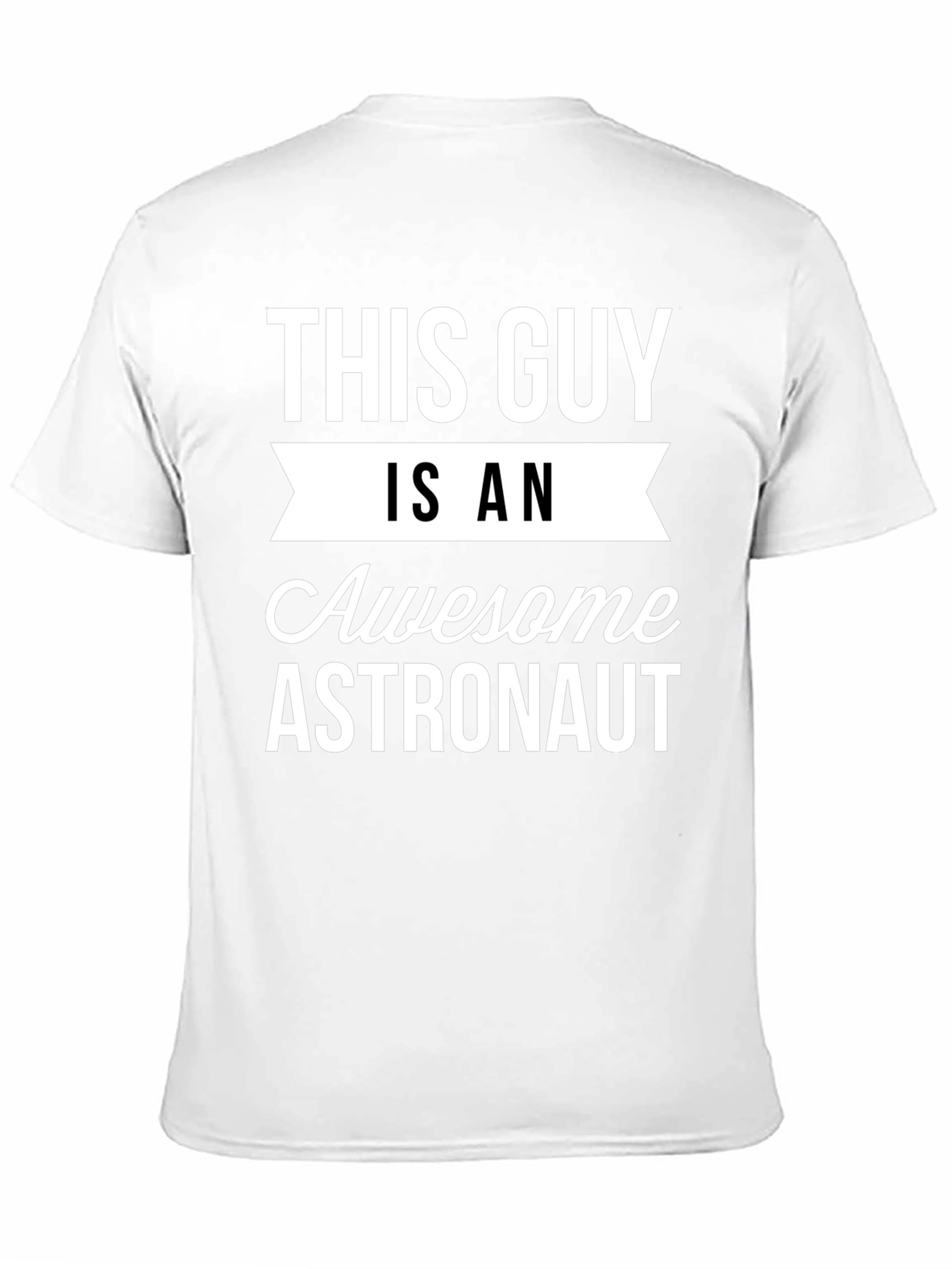 Awesome Astronaut Graphic T-Shirt - Black