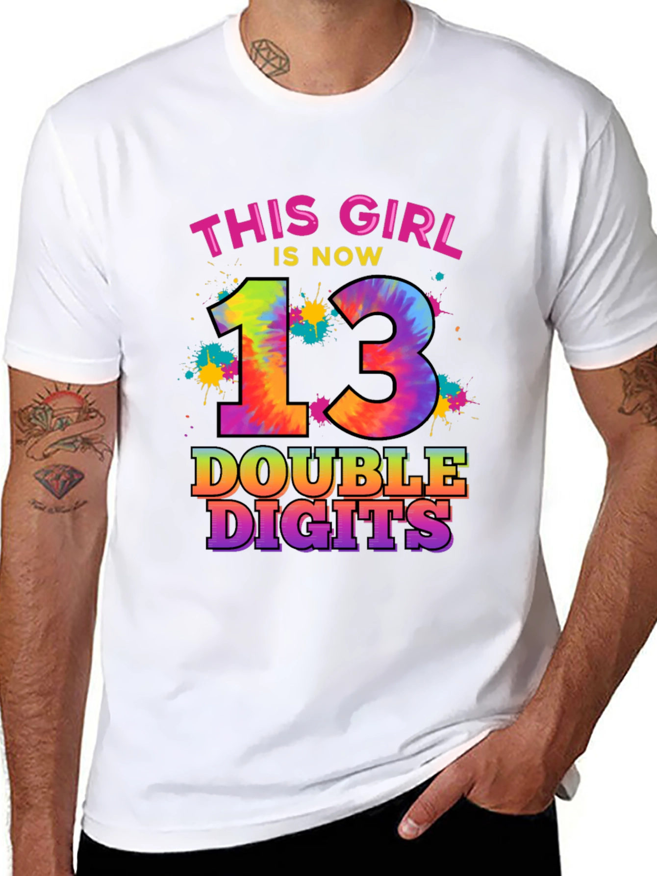 This Girl Is Now 13 Double Digits T-Shirt