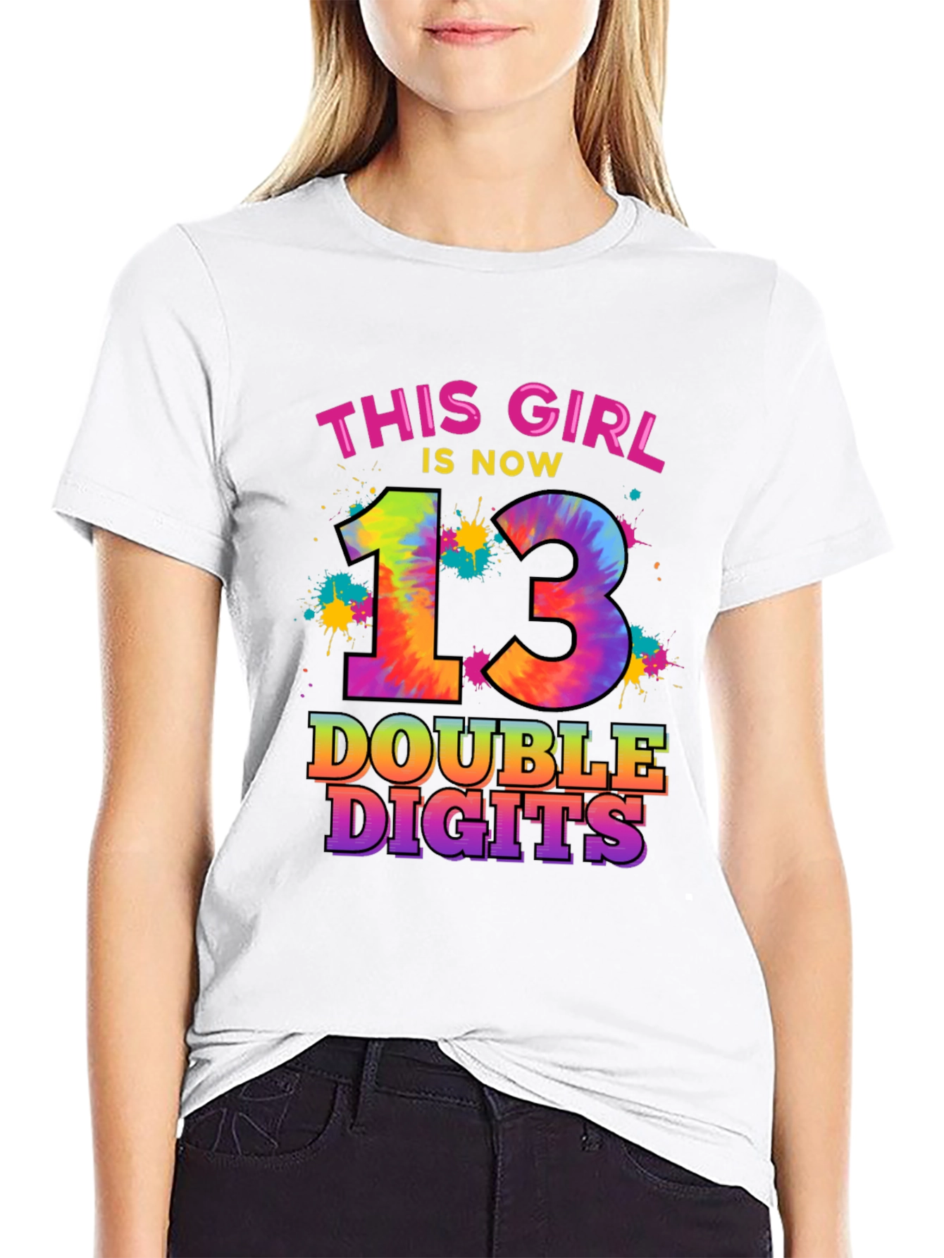 This Girl Is Now 13 Double Digits T-Shirt