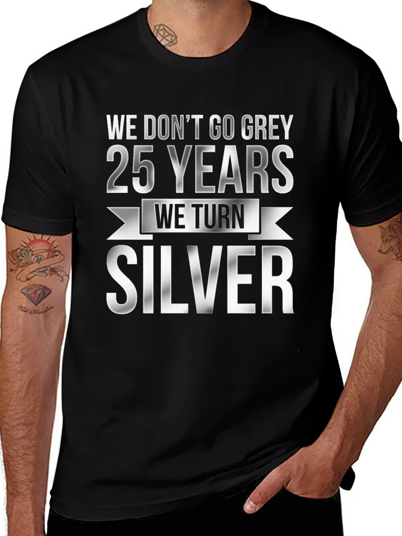 25th Anniversary Silver T-Shirt