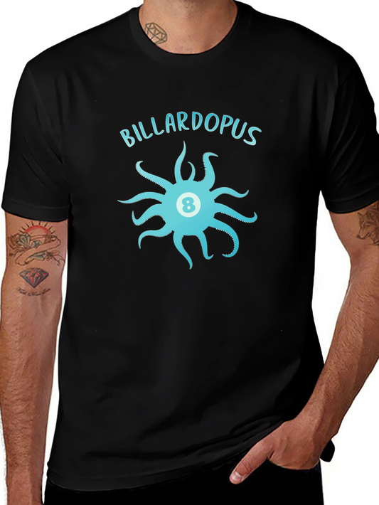 Billardopus T-Shirt - Octopus Billiard Ball Design