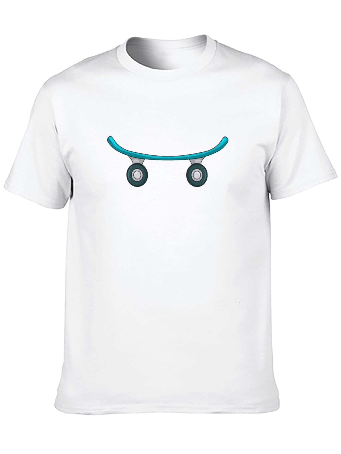 Skateboard Graphic T-Shirt - Cool & Casual