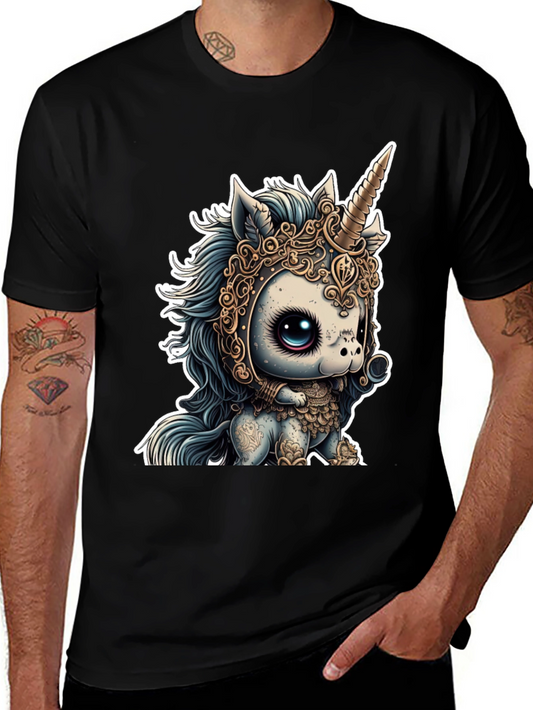 Unicorn Graphic Tee - Fantasy Style Shirt