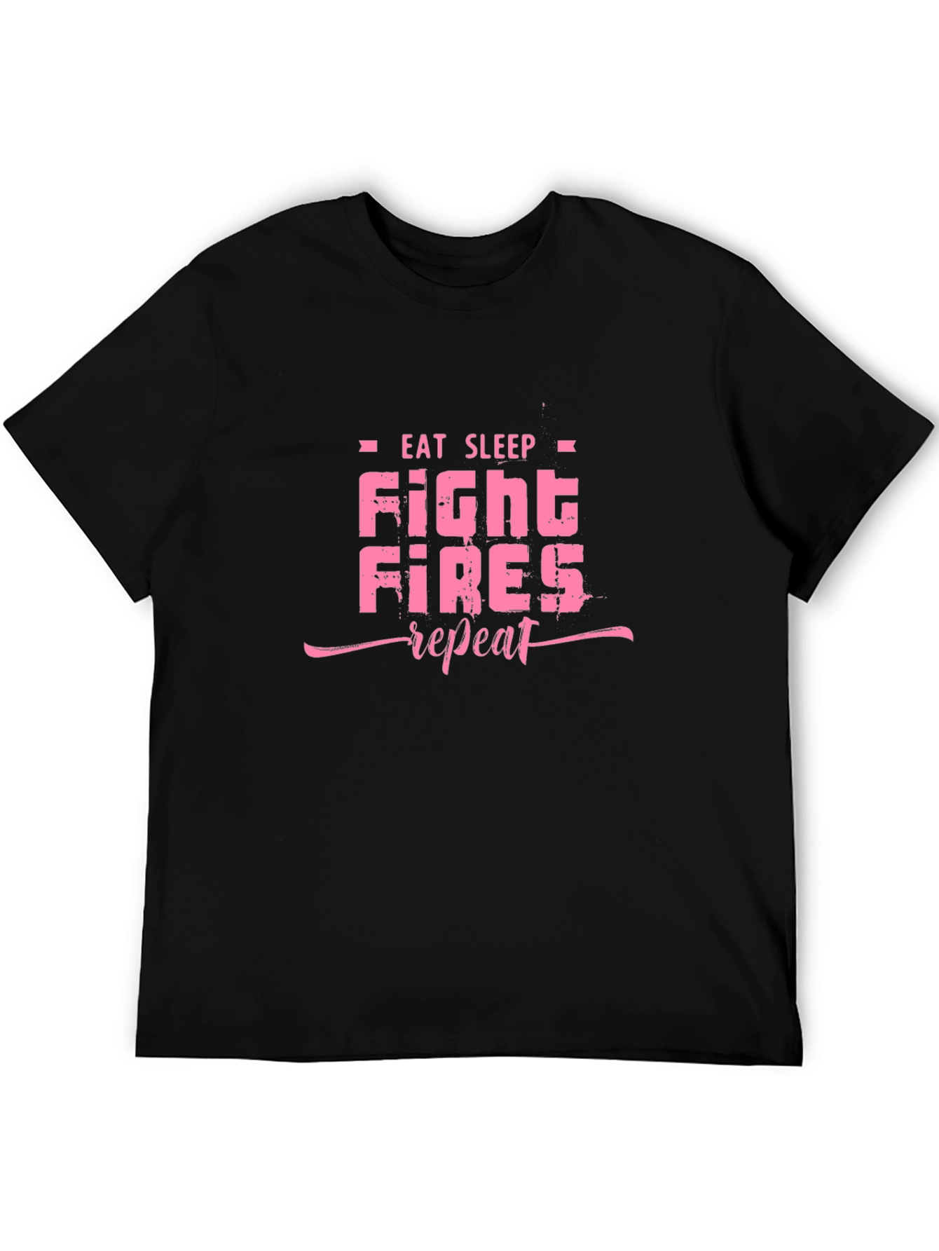 Eat Sleep Fight Fires Repeat Graphic Tee
