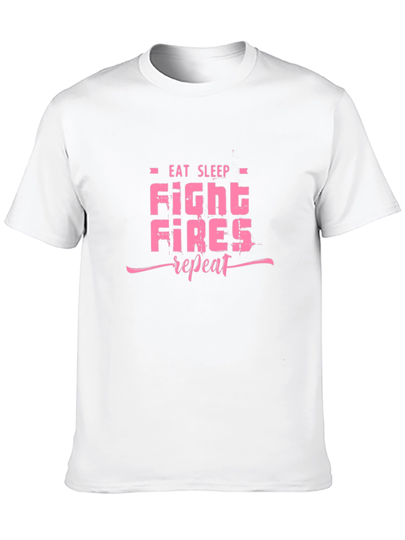 Eat Sleep Fight Fires Repeat Graphic Tee