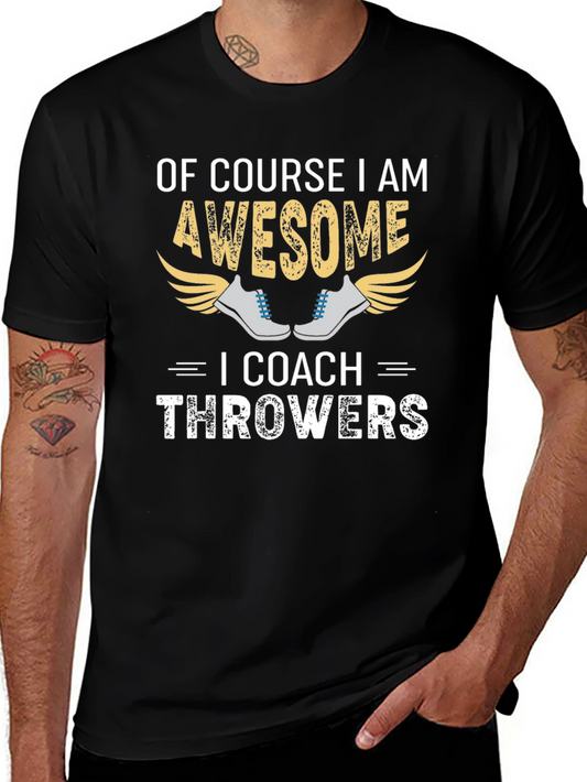 Awesome Throwers Coach Graphic Tee