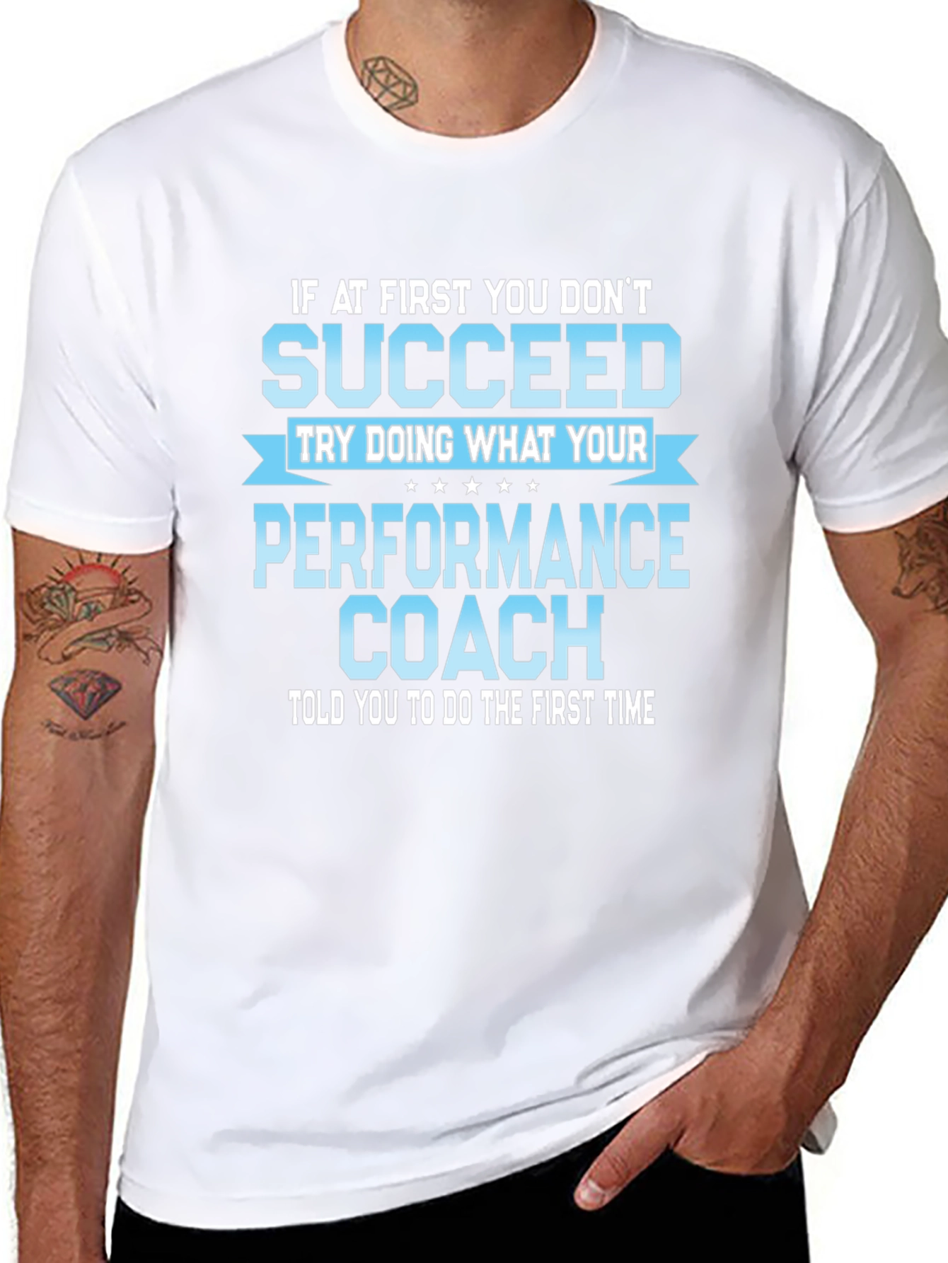 Performance Coach T-Shirt - Motivational Tee