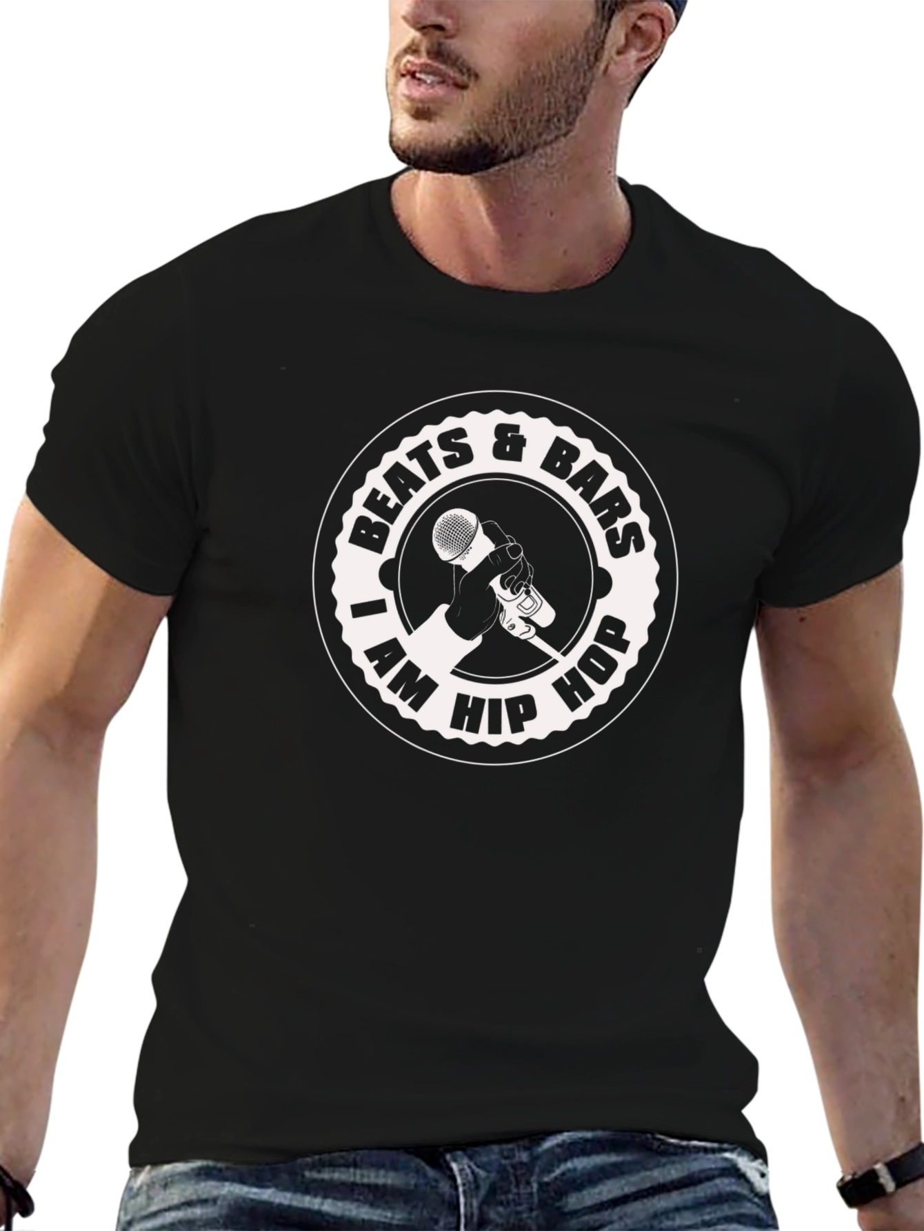 Beats & Bars I AM Hip Hop T-Shirt