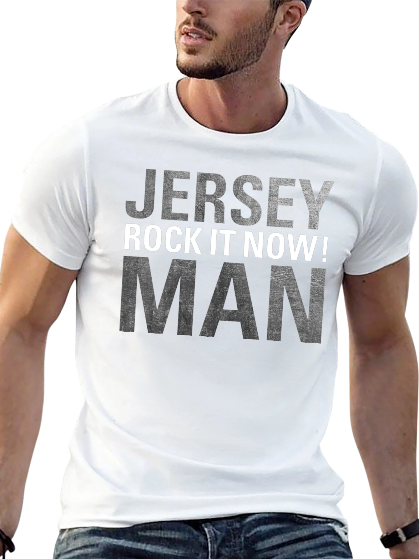 Jersey Rock It Now! Graphic T-Shirt