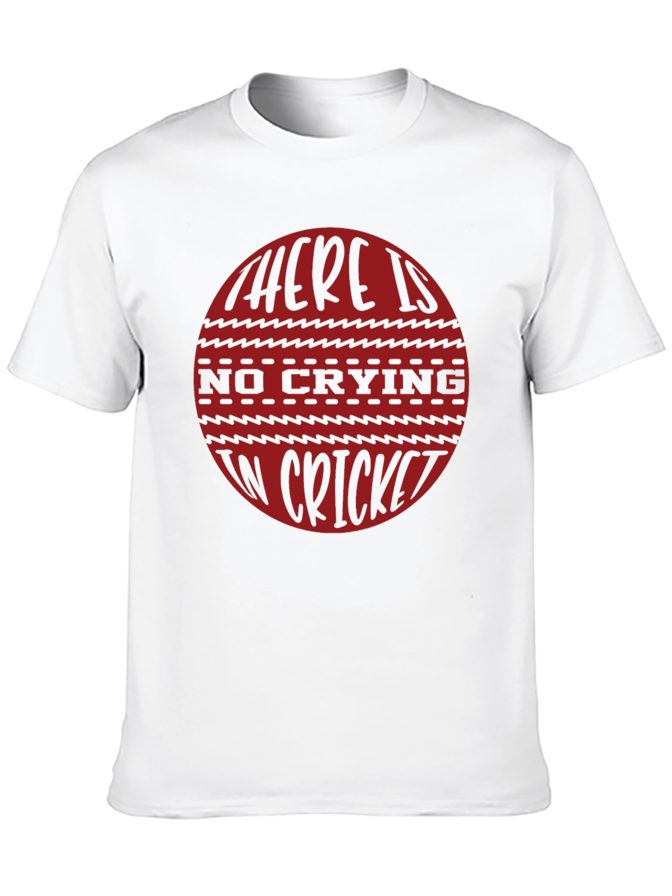 Cricket Lovers T-Shirt - No Crying in Cricket