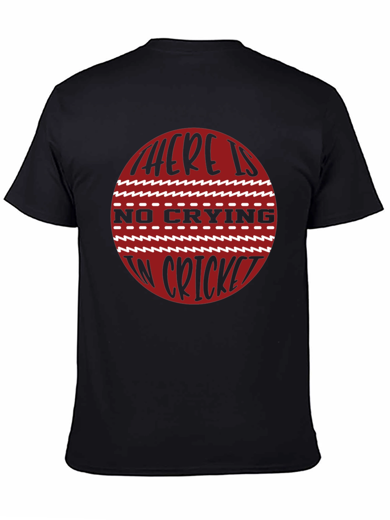 Cricket Lovers T-Shirt - No Crying in Cricket
