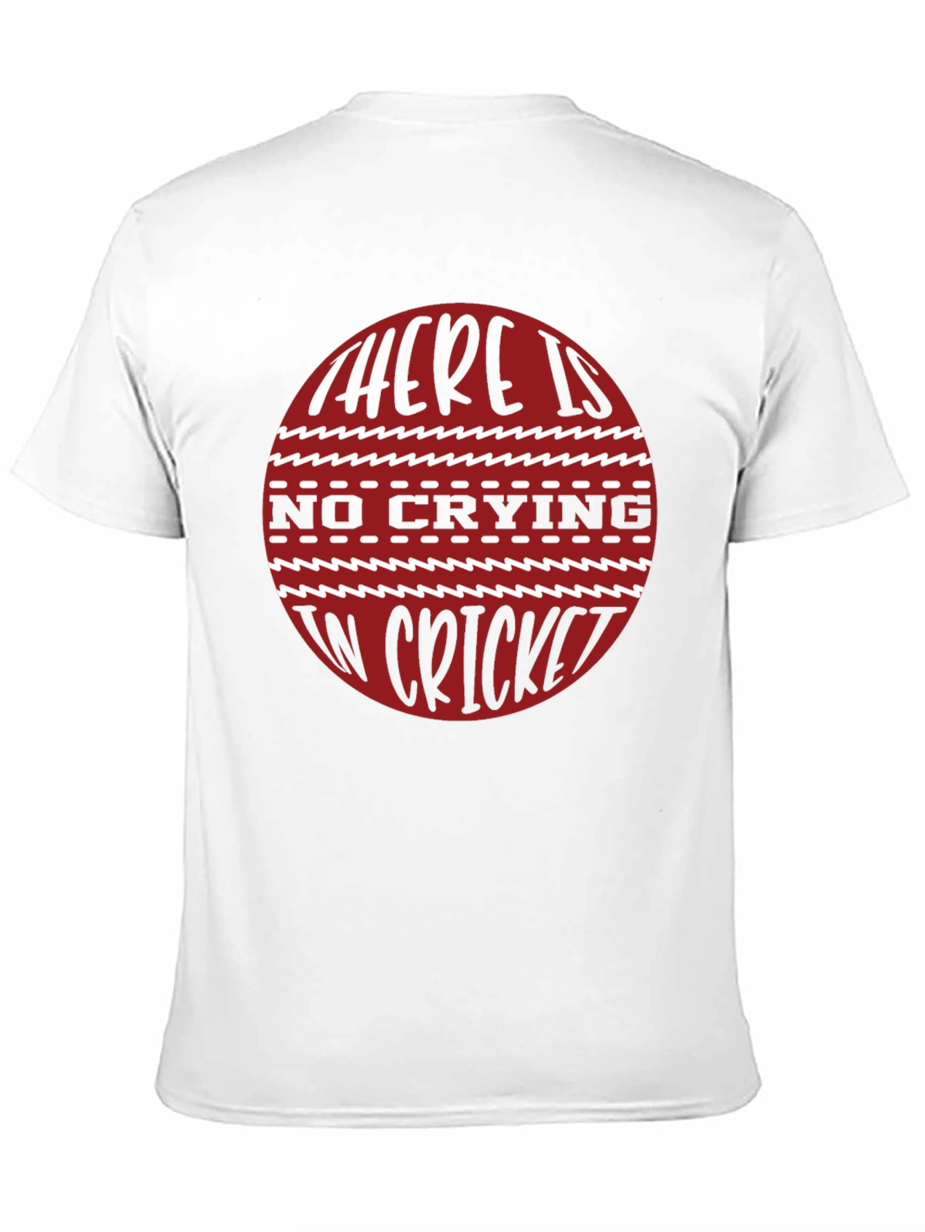 Cricket Lovers T-Shirt - No Crying in Cricket