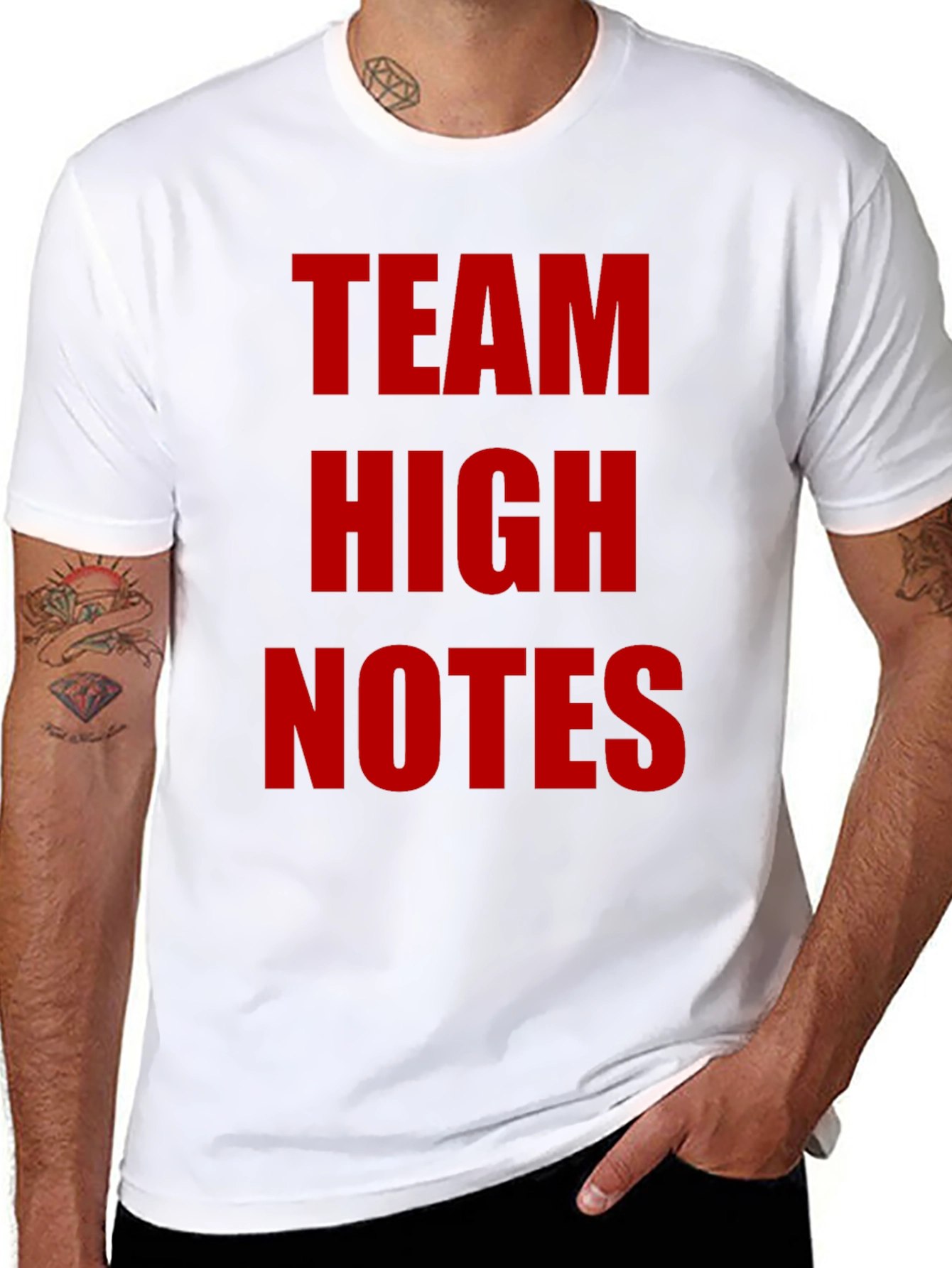Team High Notes Graphic Tee - Black T-Shirt