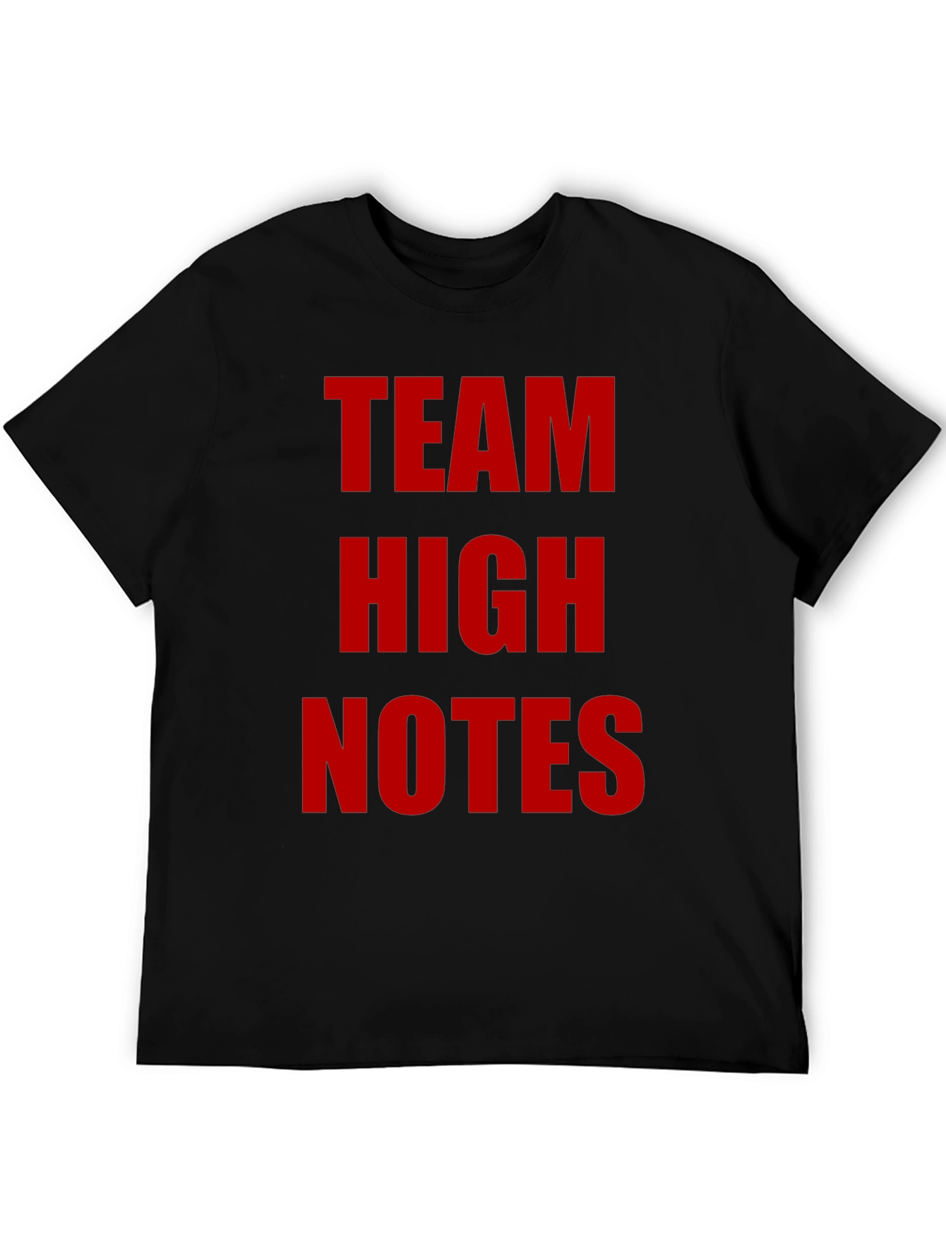 Team High Notes Graphic Tee - Black T-Shirt