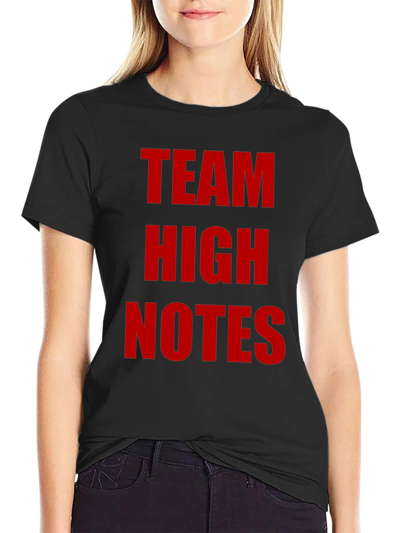 Team High Notes Graphic Tee - Black T-Shirt