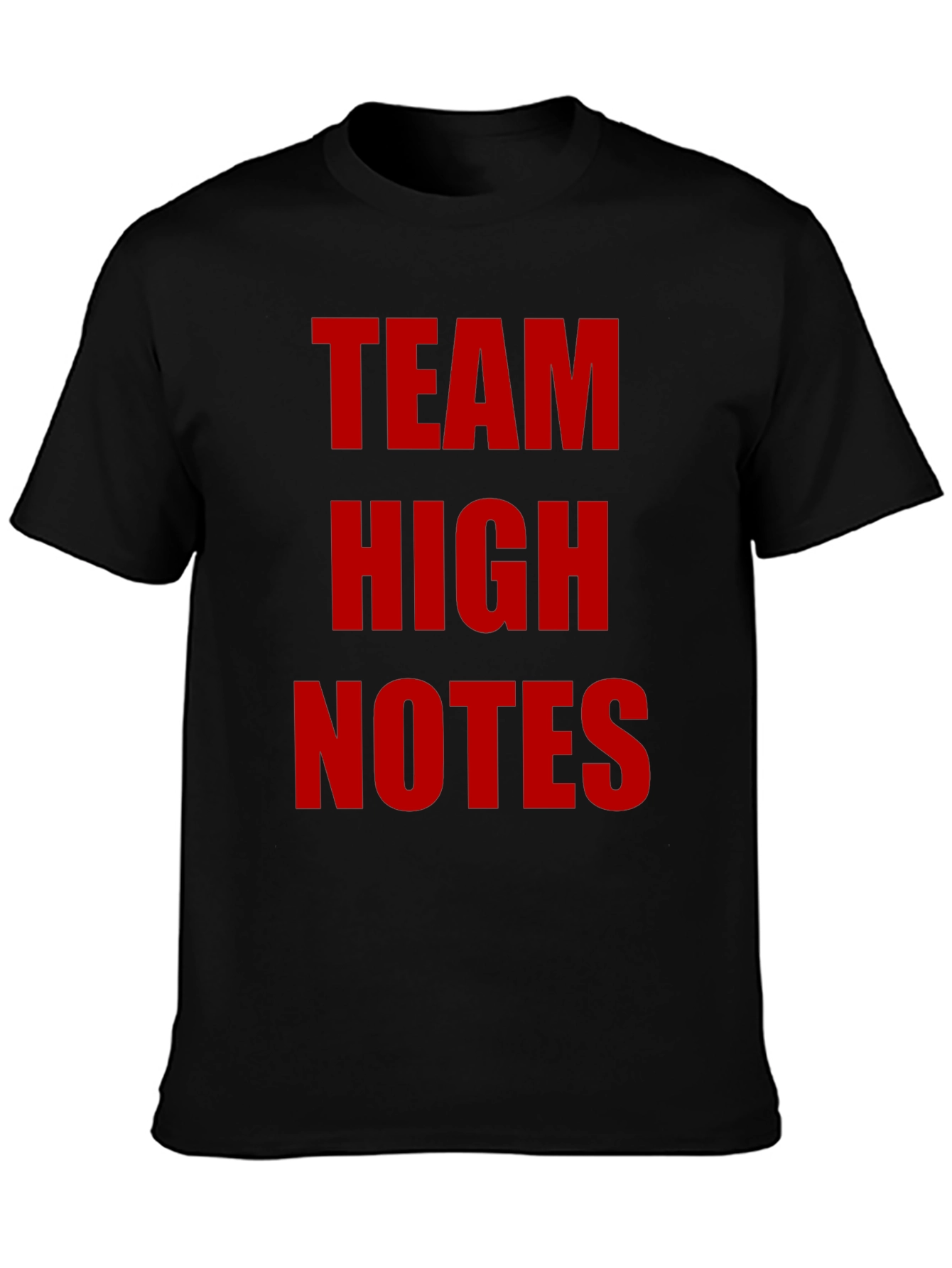 Team High Notes Graphic Tee - Black T-Shirt
