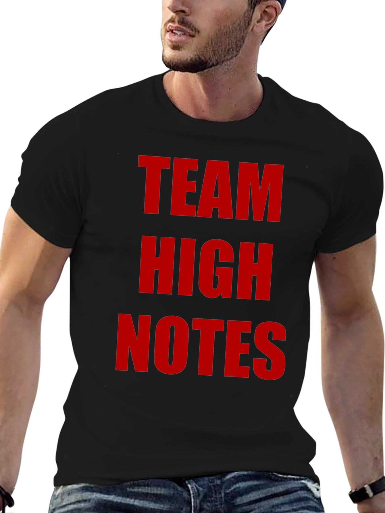 Team High Notes Graphic Tee - Black T-Shirt